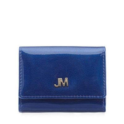 Designer blue glittery coin purse